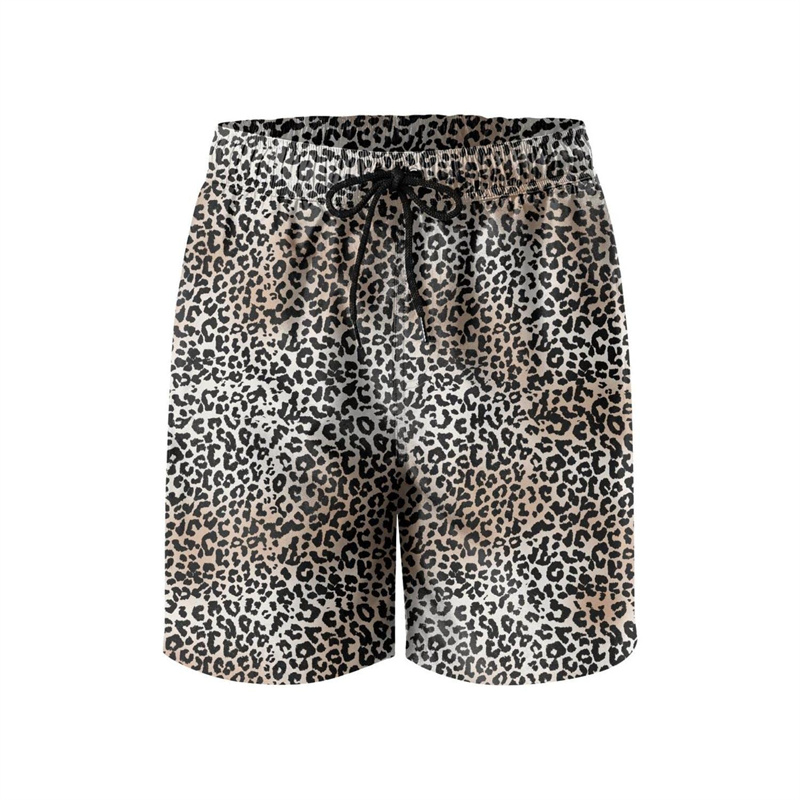 Fashion Leopard 3D Print Beach - đánh giá và giá Trunks Board Surf