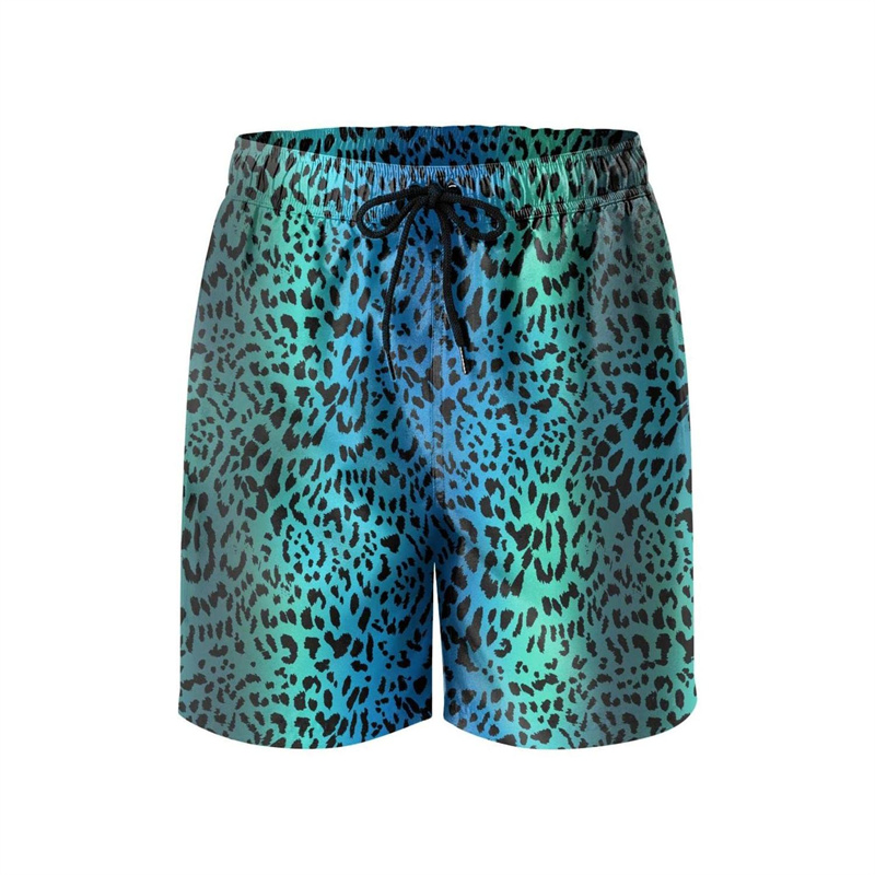 Fashion Leopard 3D Print Beach - đánh giá và giá Trunks Board Surf