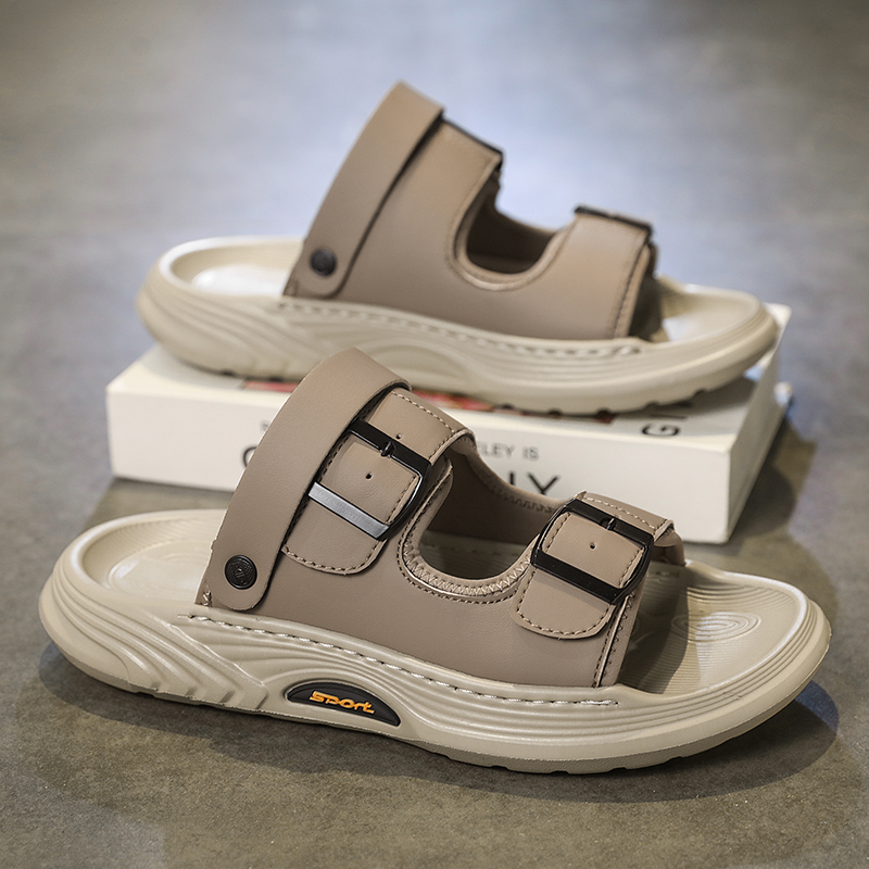 Platform Leather Male Slippers - đánh giá và giá Flip Flop Leather Men