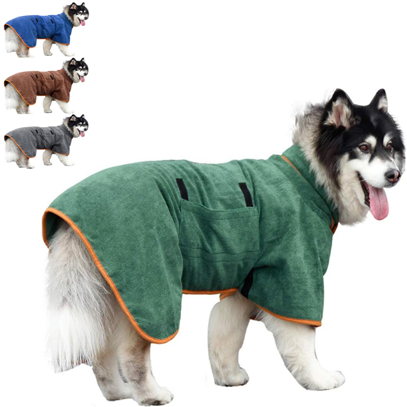 Dog Bathrobe Towel Pet Drying  - đánh giá và giá Beach Towel Large