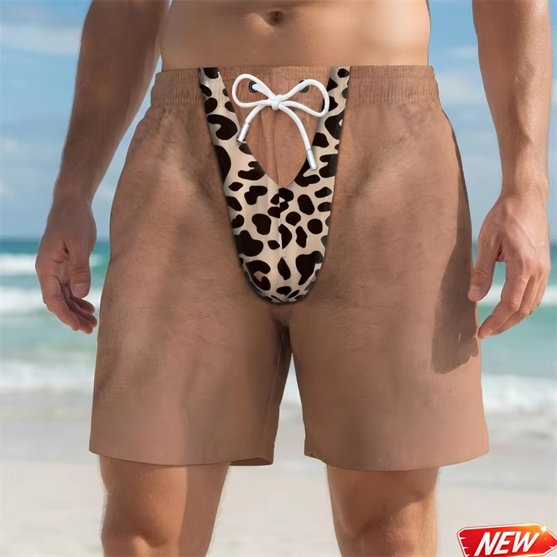 Funny Swim Trunks 3d Print Leo - đánh giá và giá Trunks Board Surf