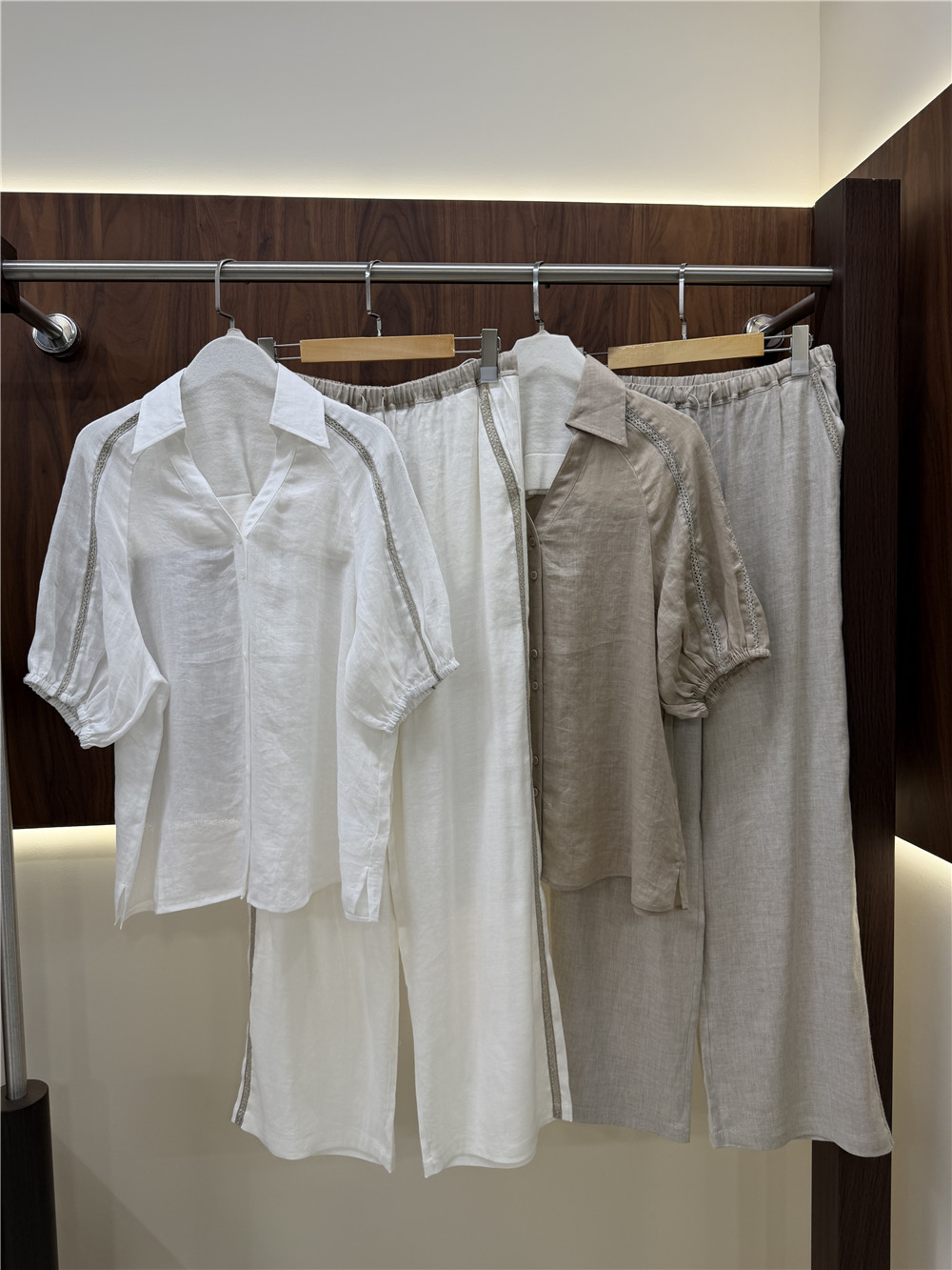 Women's Lape Short-Sleeve Shir - đánh giá và giá Short Linen Drawstring