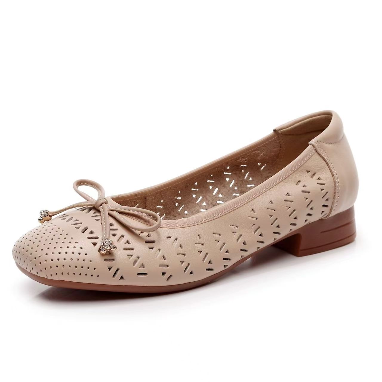 Women's Genuine Leather Hollow - đánh giá và giá Casual Sandal Leather