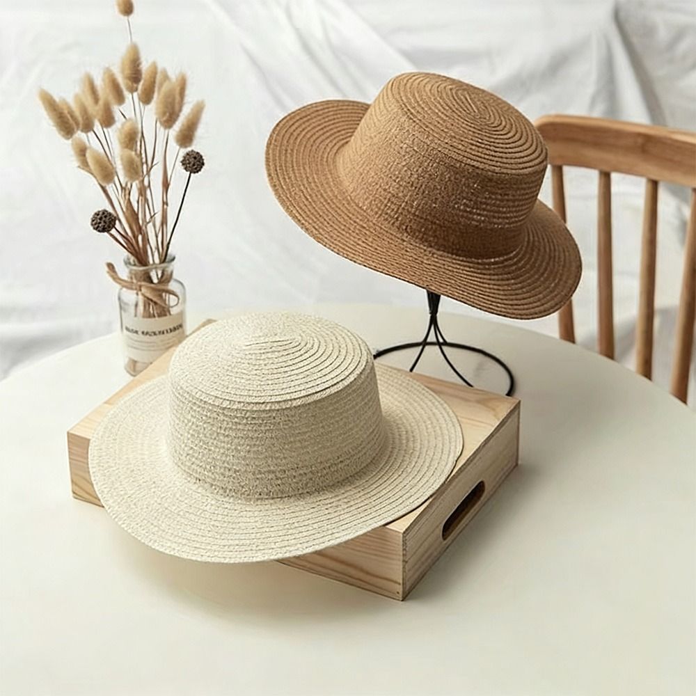 Fashionable Wide Brim Straw Ha - đánh giá và giá Bucket Hat Straw